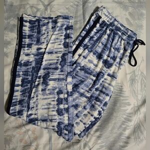 Lucky Brand Blue Tie-Dye Pants